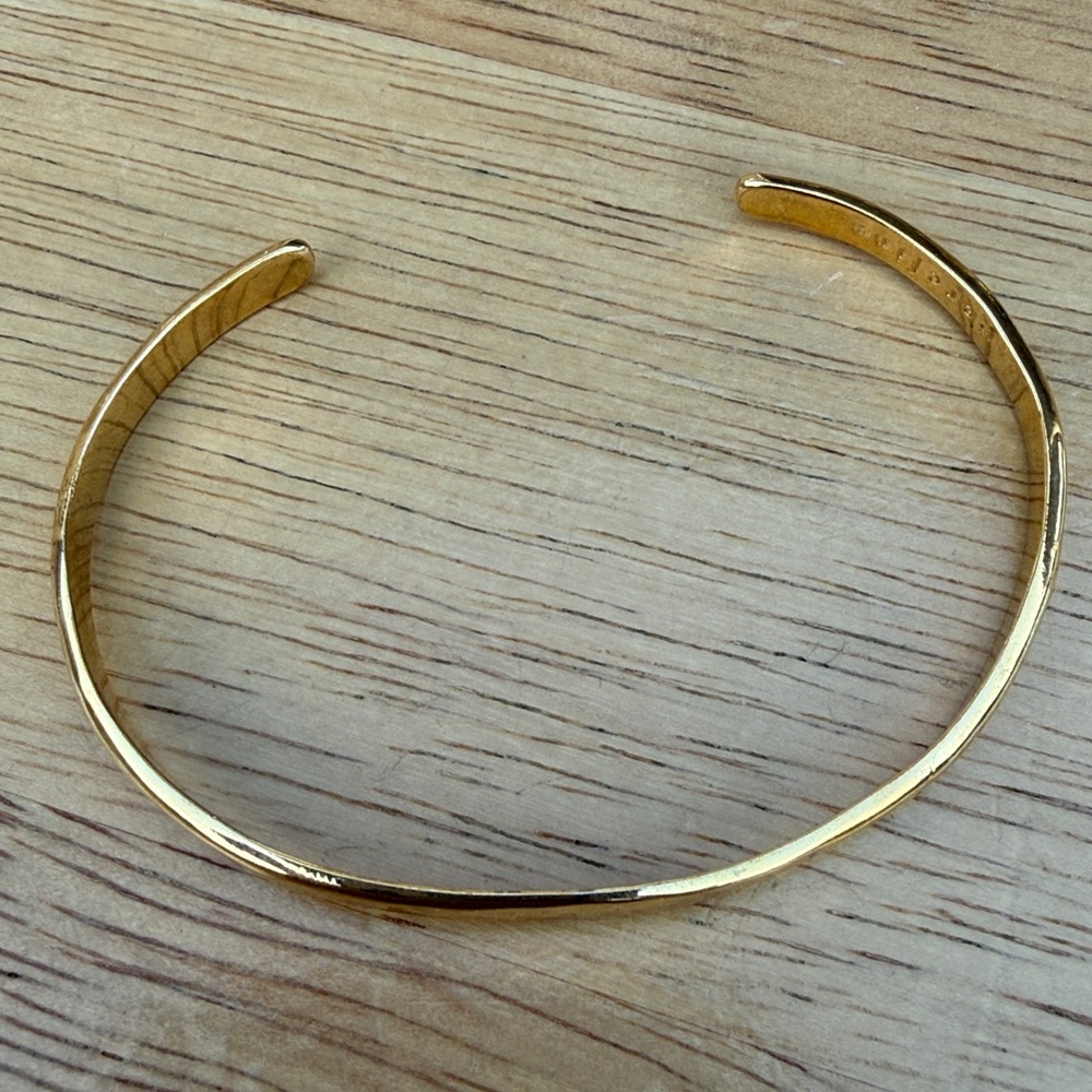 Serefina Gold-Plated Hammered Cuff Bracelet From Anthropologie!!🔥🔥🔥 - Picture 8 of 16